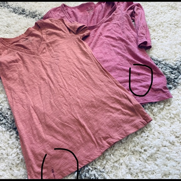Basics sz small pink & red top bundle - Picture 7 of 7